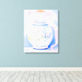 ジンジャージャ絵画ルの名門私立校風のウォールアート キャンバスプリント (インサイチュ (ウッドフロア))