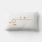 ジンジャージンゲロール分子化学式 ランバークッション (裏面)