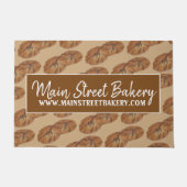 ジンジャースナップクッキービスケットベーカリー焼いた品 ドアマット (正面)