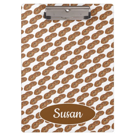 ジンジャースナップジンジャースナップビスケットジンジャーナッツクッキー クリップボード (正面)