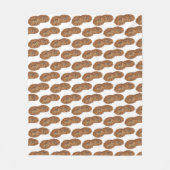 ジンジャースナップジンジャースナップビスケットジンジャーナッツクッキー フリースブランケット (正面)