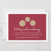 ジンジャースナップホリデークッキーエクスチェンジ招待状 招待状 (正面)