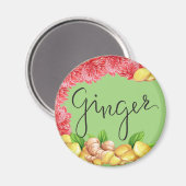 ジンジャースパイス マグネット (正面/裏面)