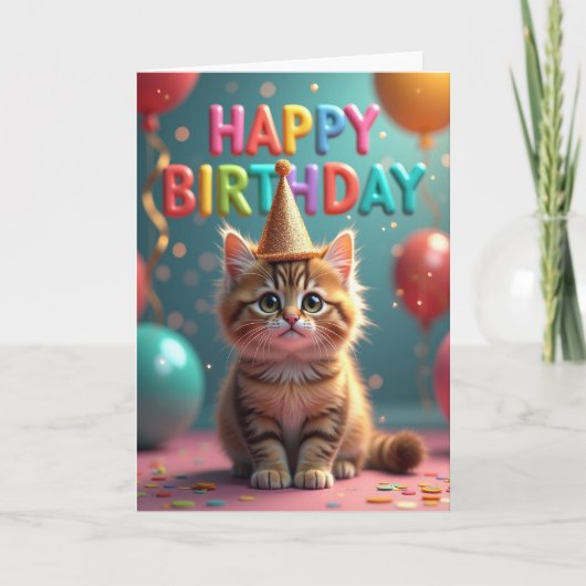 ジンジャータビー 誕生日カード カード (正面)