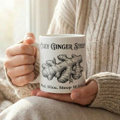 ジンジャーティーの蒸らしガイド コーヒーマグカップ
