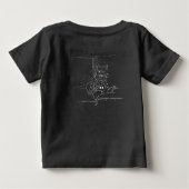 ジンジャーネコゲーマー ベビーTシャツ (裏面)