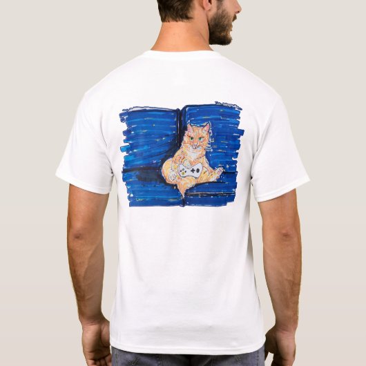 ジンジャーネコゲーマー Tシャツ (裏面)