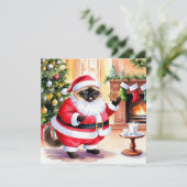 ジンジャーパンのキャットサンタクロース シーズンカード (スタンド正面)