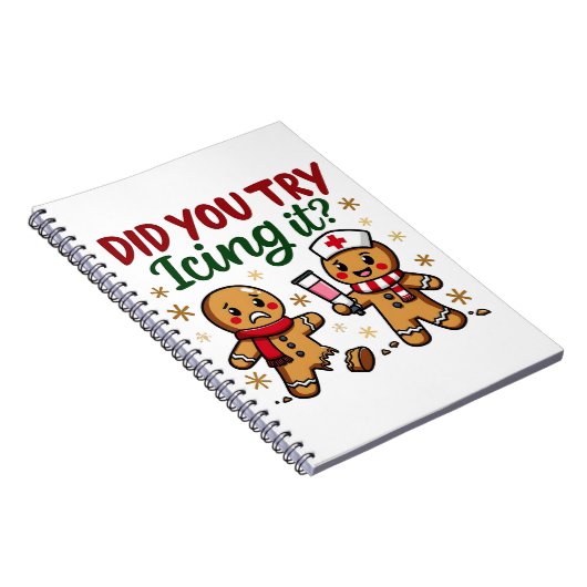 ジンジャーパンの看病でアイシングおもしろいしてみた? ノートブック (右側)