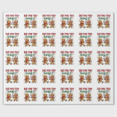 ジンジャーパンの看病でアイシングおもしろいしてみた? ラッピングペーパー (フラット)