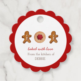 ジンジャーパンクッキーマンメッセージカード フェイバータグ