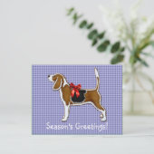 ジンジャーパンビーグルクリスマスクッキー 招待状 (スタンド正面)