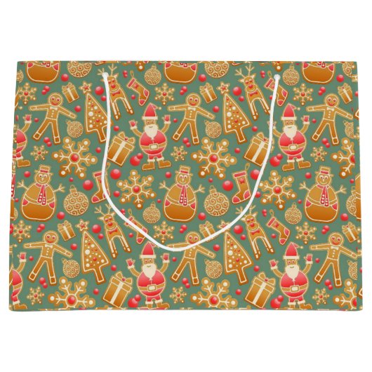 ジンジャーパンマンパタン全国ジンジャーパンの日 ラージペーパーバッグ (正面)