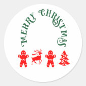 ジンジャーパンマン ラウンドシール (正面)