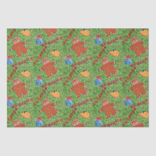 ジンジャーパン子猫ティッシュペーパー 薄葉紙 (正面)