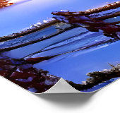 ジンジャーパン村で冬 | AIアートポスター ポスター (角)