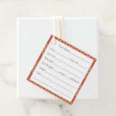 ジンジャーパン2"スクエアヤーンラベル フェイバータグ (インサイチュ)