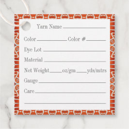 ジンジャーパン2"スクエアヤーンラベル フェイバータグ