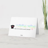 ジンジャーパン – グリーティングカード シーズンカード (裏面)