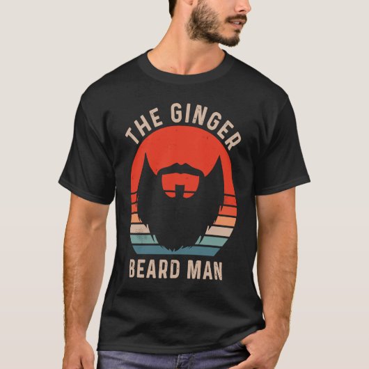 ジンジャーヒゲの男 Tシャツ (正面)