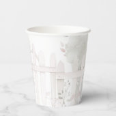 ジンジャーフェアリーガールベビーシャワー 紙コップ (裏面)