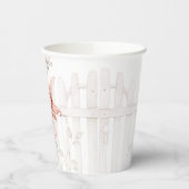 ジンジャーフェアリーガールベビーシャワー 紙コップ (左)