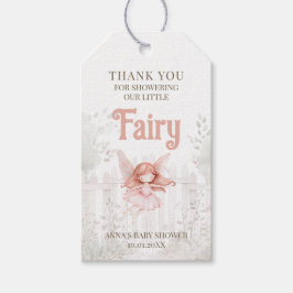 ジンジャーフェアリー赤ちゃんシャワーありがとう ギフトタグ