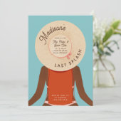 ジンジャーブラックガールバチェロレッテプールパーティー 招待状 (スタンド正面)