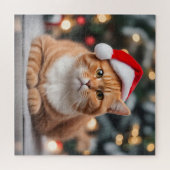 ジンジャーブリティッシュショートエアークリスマス ジグソーパズル (横)