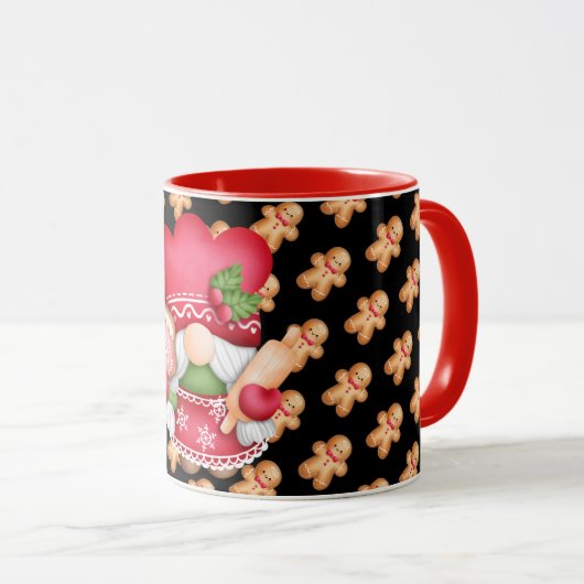 ジンジャーブレッカスタマイズド格言カラーマグ マグカップ (正面右)