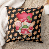 ジンジャーブレッカスタマイズド格言文字とカラー20"X20" クッション (ブランケット)