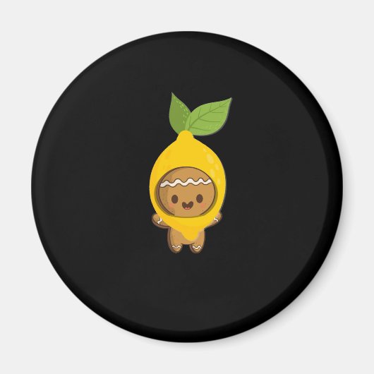 ジンジャーブレッドかわいい マグネット (正面)