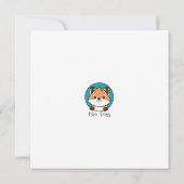 ジンジャーブレッドくるみ割りクリスマスカード ノートカード (裏面)