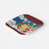 ジンジャーブレッドとガンドルプ ペーパープレート (傾斜あり)