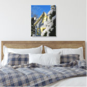 ジンジャーブレッドと冬の雪 – マーサのブドウ園 キャンバスプリント (インサイチュ (寝室))