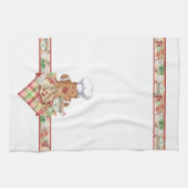 ジンジャーブレッドのクッキーのパン屋のシェフの台所タオル キッチンタオル (横)