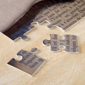 ジンジャーブレッドのクッキーの平和鳩のパズル ジグソーパズル (側面)