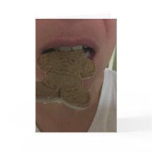 ジンジャーブレッドのクッキーカード