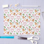 ジンジャーブレッドのクッキー及びキャンデーのティッシュペーパー 薄葉紙 (クラフト)