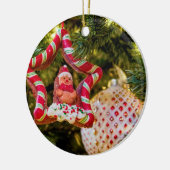 ジンジャーブレッドのクリスマスオーナメント セラミックオーナメント (左)