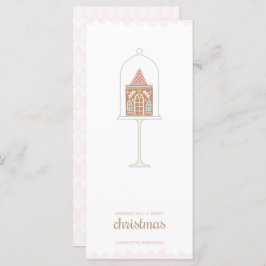 ジンジャーブレッドのクリスマスカード