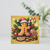 ジンジャーブレッドのクリスマスカード！ シーズンカード (スタンド正面)