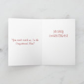 ジンジャーブレッドのクリスマスカード シーズンカード (内部)