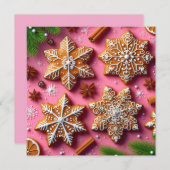 ジンジャーブレッドのクリスマスカード! シーズンカード (正面/裏面)