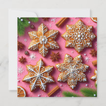 ジンジャーブレッドのクリスマスカード！