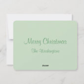 ジンジャーブレッドのクリスマスカード シーズンカード (裏面)