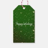 ジンジャーブレッドのクリスマスクッキー ギフトタグ (裏面)