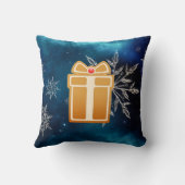 ジンジャーブレッドのクリスマスクッキー クッション (裏面)