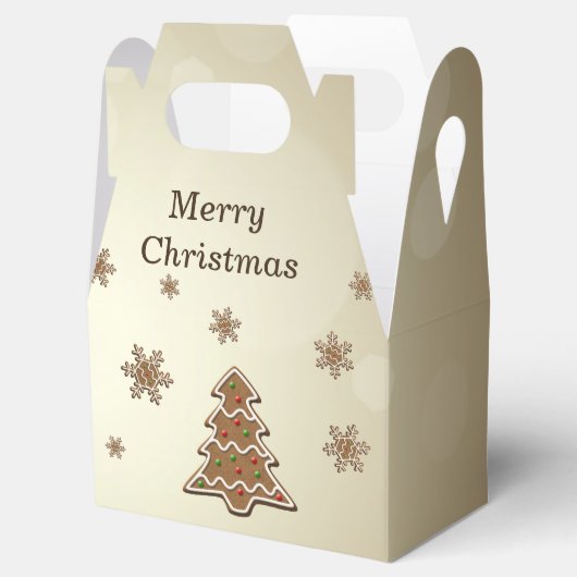 ジンジャーブレッドのクリスマスツリー フェイバーボックス (オープン)