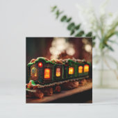 ジンジャーブレッドのクリスマストレイン 招待状 (スタンド正面)